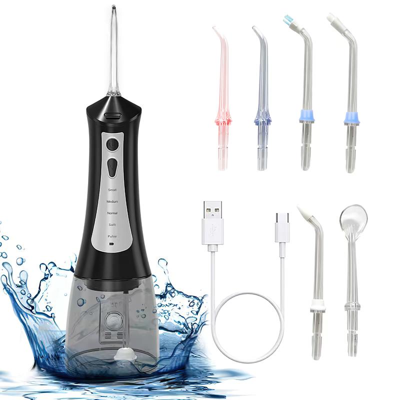 Joyye Water Flosser,Cordless Oral Irrigator,Deep Clean Teeth,3 Cleaning Modes 6 Replacement head IPX7 waterproof,gift