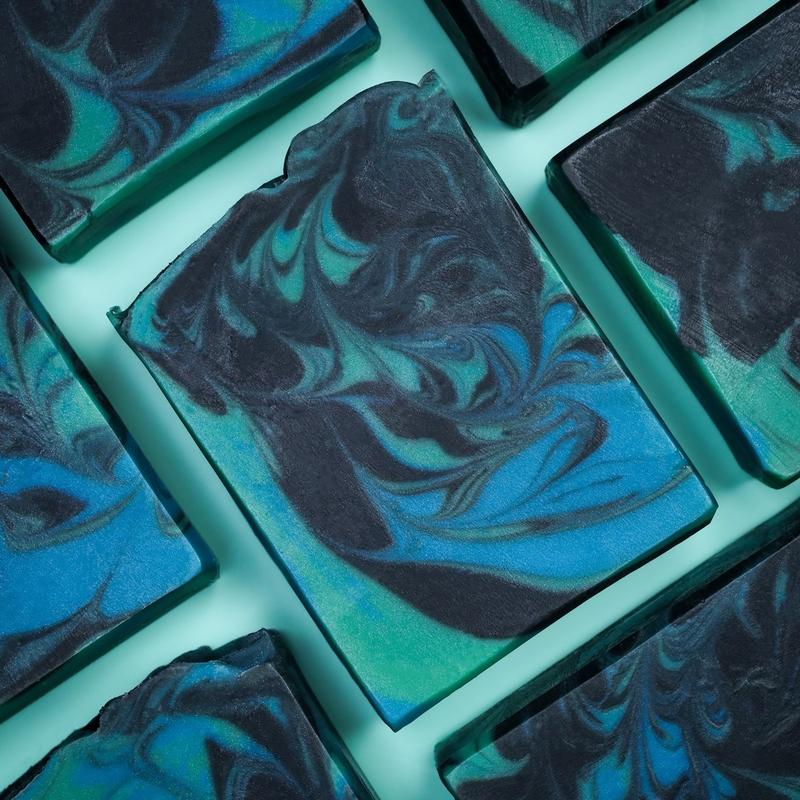 The Kraken Bergamot, Leather and Wood Scented Natural Soap Aroma Body Care