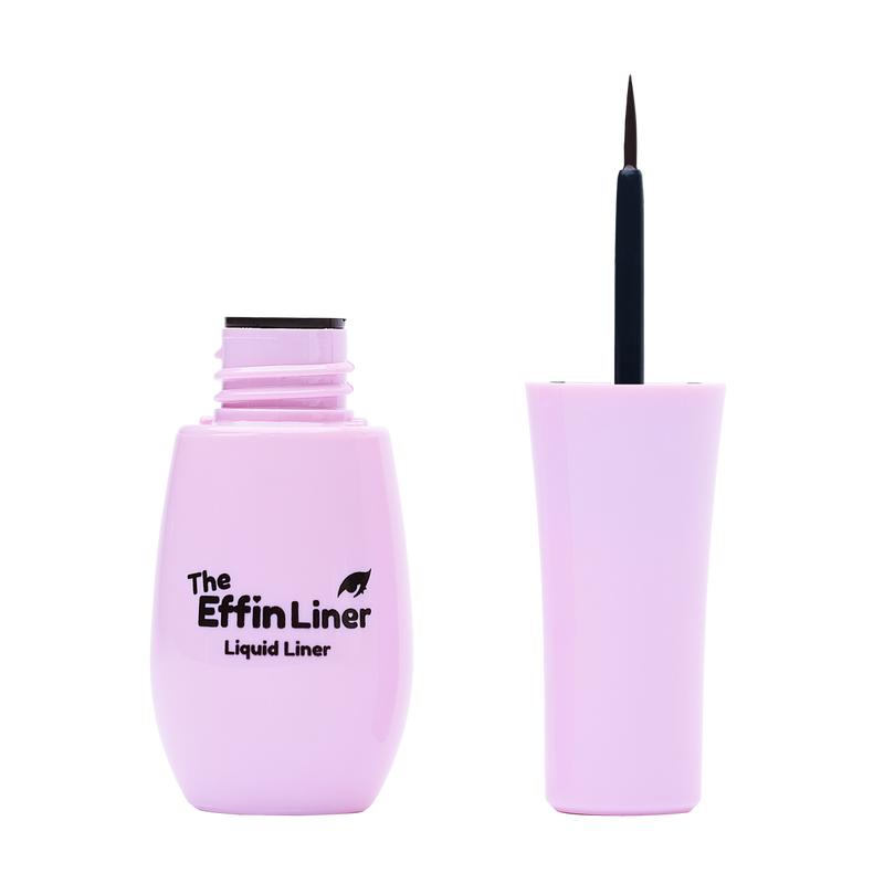 KimChi Chic Effin Eyeliner - Vegan Cosmetic Makeup, Long-lasting, and Smudge-resistant Brush Eyeliner