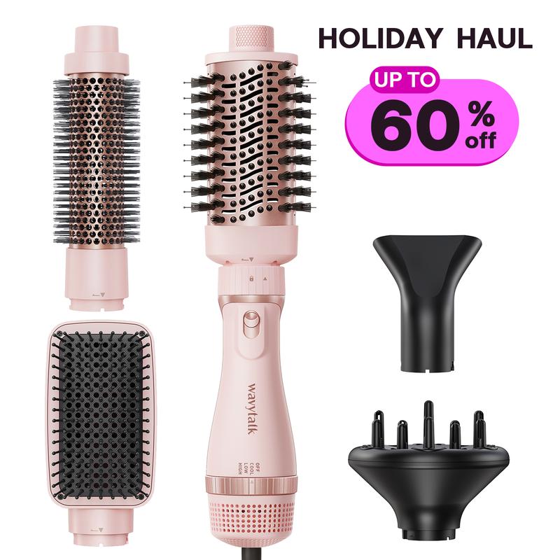 Wavytalk 5 in 1 Brush One Step Hair Dryer and Styler Set for Easy and Fast Salon-Style Blowouts