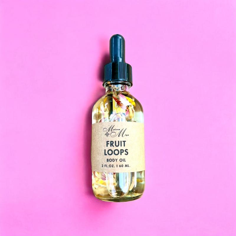 Fruit Loops Moisturizing Body Oil - Massage Oil