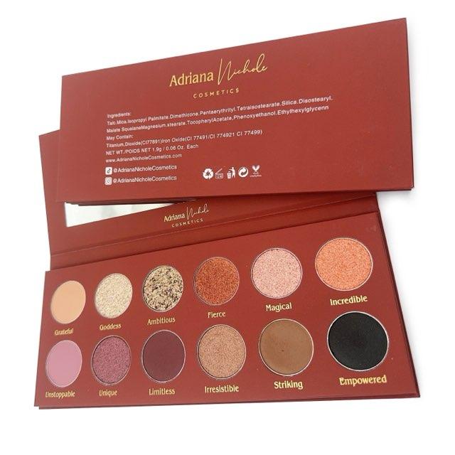 Warm Neutrals Eyeshadow Palette by Adriana Nichole Cosmetics