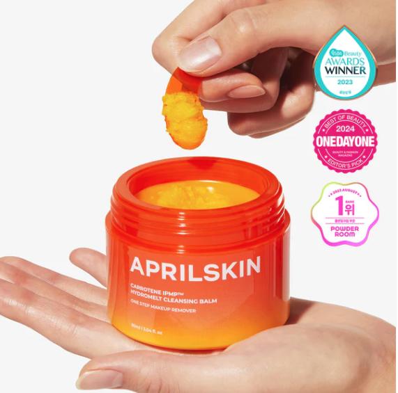 [APRILSKIN Official] Breakout Hero Set | Beta Carrotene - Cleansing Balm, Serum Pad, Serum, Spot Cream | K-beauty Skincare Kit