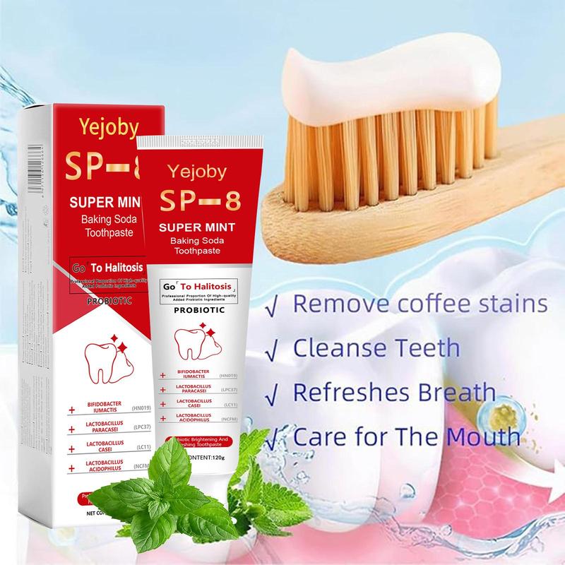 [+5$Get 2Pcs] SP-8 Probiotic Whitening Toothpaste, Free of Fluoride, Hydroxyapatite, Anti plaque, Oral Health Management Teeth Whitening Solution Effect is better than SP-6 and SP-7,SP-8 SP-6 SP-4 sp-8 sp-6 sp-4 sp8 sp6 sp4 SP-10