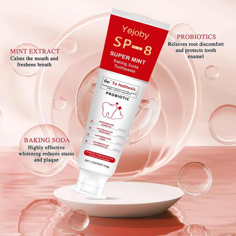 [+5$Get 2Pcs] SP-8 Probiotic Whitening Toothpaste, Free of Fluoride, Hydroxyapatite, Anti plaque, Oral Health Management Teeth Whitening Solution Effect is better than SP-6 and SP-7,SP-8 SP-6 SP-4 sp-8 sp-6 sp-4 sp8 sp6 sp4 SP-10