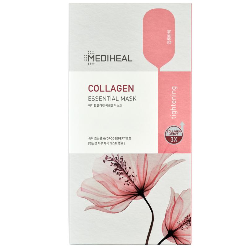 Mediheal Collagen Hydrating Essential Sheet Mask Flower Skincare