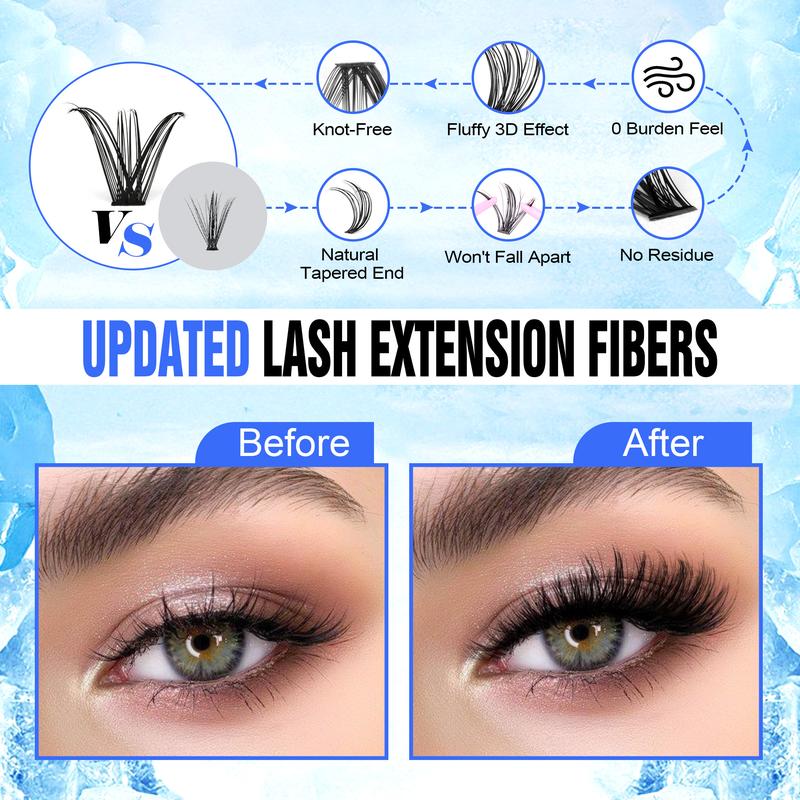 Pawotence  DlY Lash Extension Kit Beginner Friendly Lash