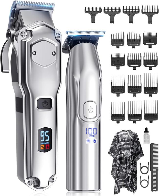 Jack & Rose Clippers and Trimmers Set, Cordless Hair Clippers for Men, Barber Clippers Set