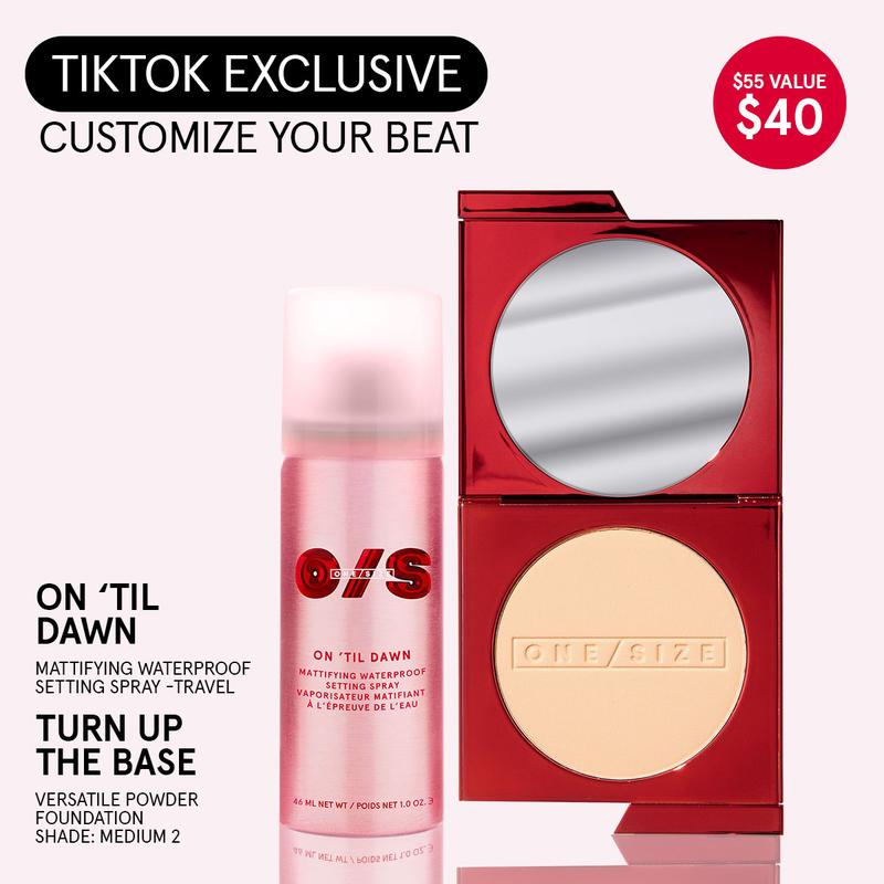 Turn Up 'Til Dawn Value Set Duo - Iconic Long-Wearing Makeup Setting Spray & Customizable Award-Winning Pressed Powder Foundation | TikTok's Favorite All-Night Makeup Wear Set