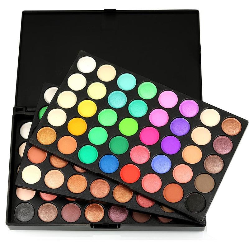 120 Colors Eyeshadow Palette, Matte and Glitter Eye Shadows Palette, Long Lasting Shimmering Eye Shadow Makeup Products, Colorful Eye Makeup Products for All Styles and Occasions, Christmas Gift