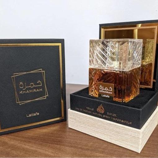 Lattafa Perfumes Khamrah Unisex Eau de Parfum Spray, 3.4 Ounce