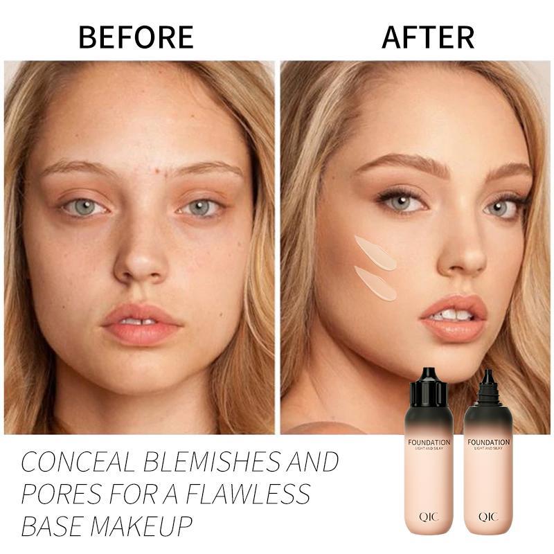 Long-lasting Liquid Foundation, Lightweight Hydrating Concealer Foundation, Flawless Makeup Foundation, Moisturize Skin & Cover Pores