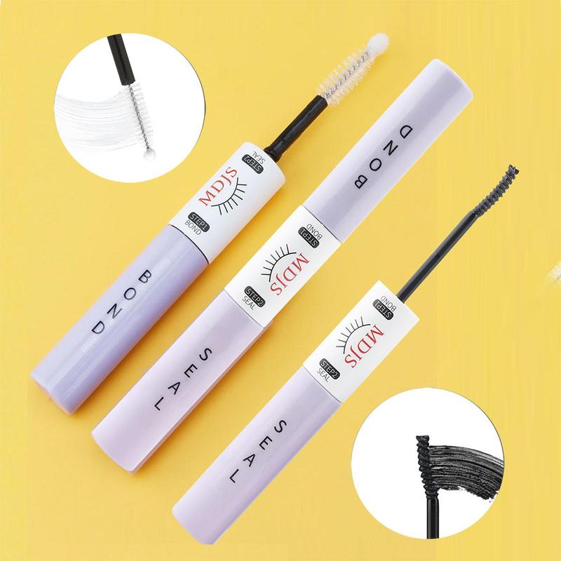 2 in 1 Eyelash Glue, Waterproof Long Lasting Bond and Seal, Double-ended Eyelash Extensions Glue, Professional Makeup Accessories for Women