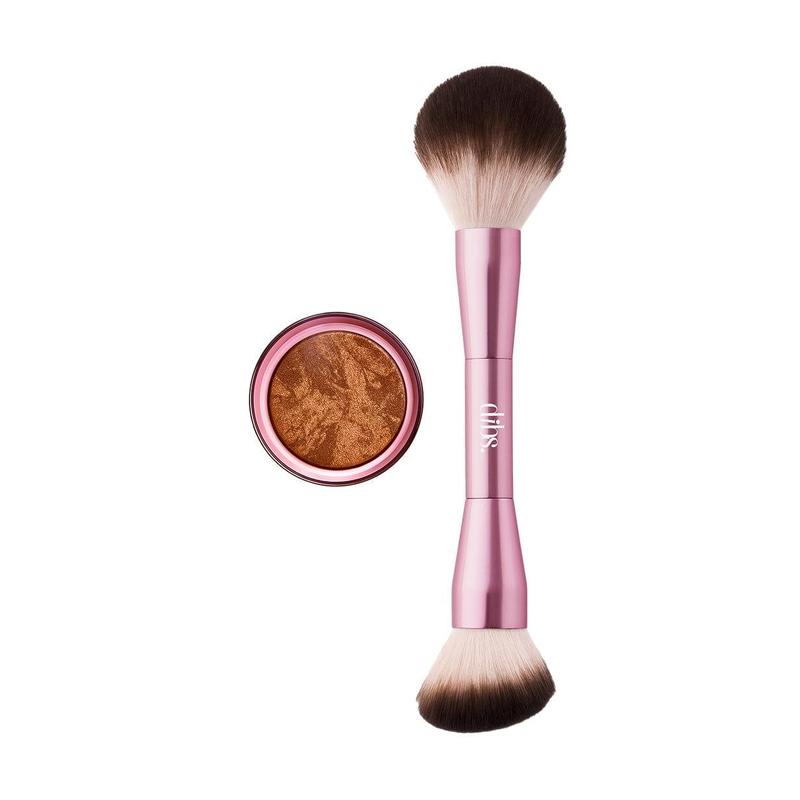 Velvet Shimmer Set Limited Edition Highlighter And Makeup Brush Bundle