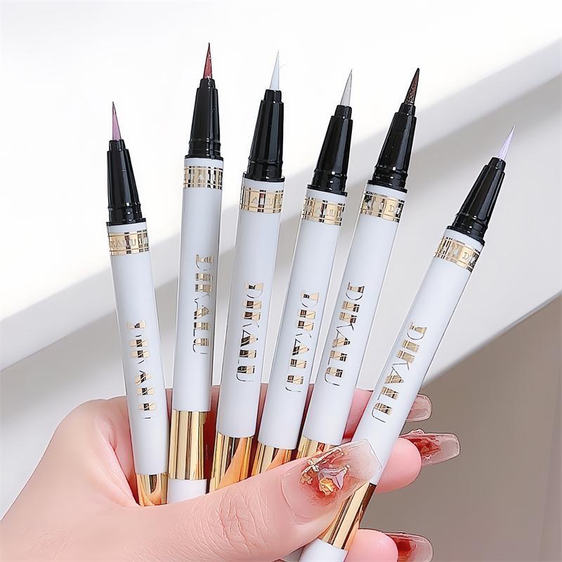 Glitter Liquid Eyeliner, 1 Count Glittering Liquid Eye Liner Pen, Long Lasting Sweat Proof Eyeliner, Eye Brightening Make up Stick, High-gloss Eyeshadow Pen, Highlight Pen