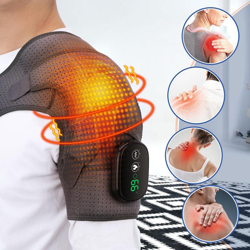 Electric Shoulder, Heating Vibration Massager, Shoulder Massager for Back & Neck, Back Massager, Fascia Release for Neck and Shoulder nektek  leg