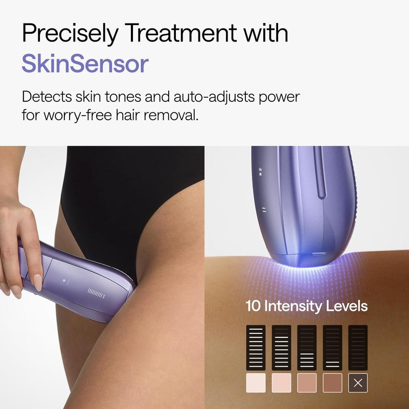 Ulike Laser Hair Removal, Air 10 IPL Hair Removal for Women and Men, 65°F Ice-Cooling Contact, Dual Lights, Skin Sensor & SHR Mode* for Nearly Painless, Effective & Long-Lasting Hair Removal from Home