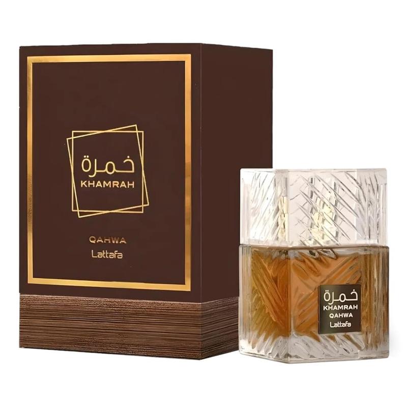 Khamrah Qahwa by Lattafa Eau de Parfum Spray, 3.4 Ounce Perfume Spray