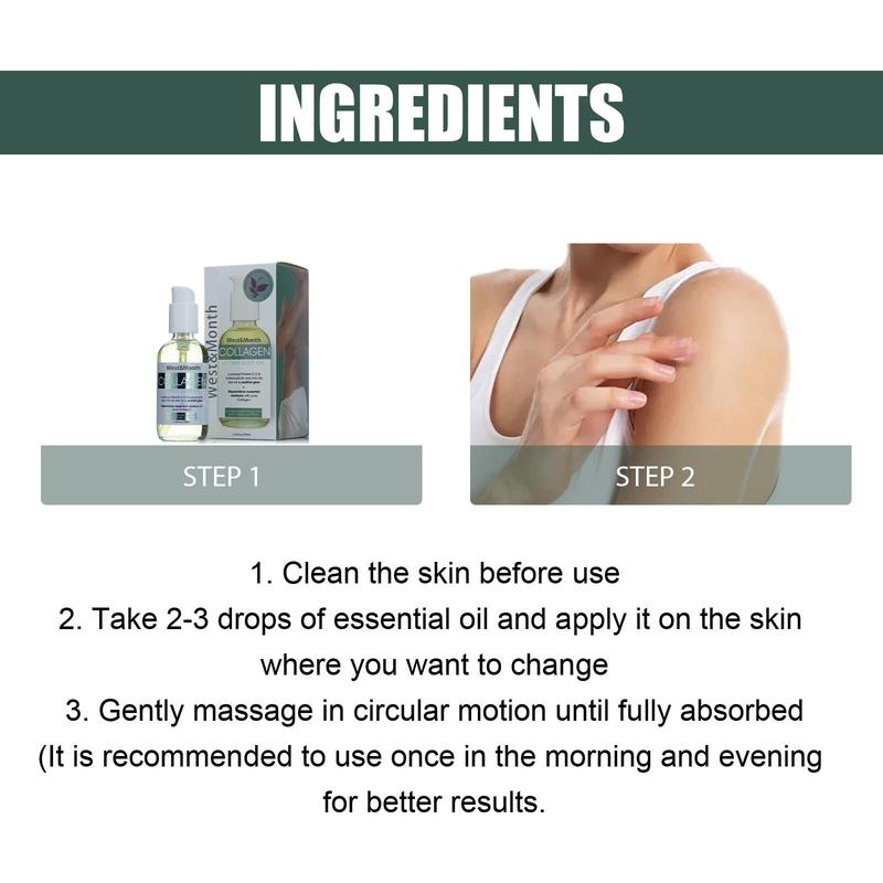 Collagen Body Care Oil, Hydrating & Lifting Body Massage Liquid, Skin Care Oil for Women & Men