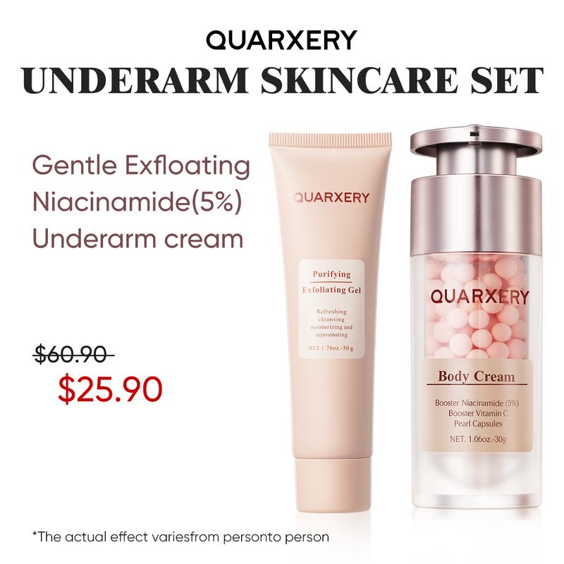 QUARXERY Purifying Enzymes Exfoliating Gel 50g with Booster Niacinamide(5%) Pear Capsules Skincare Skin Repair black friday deals