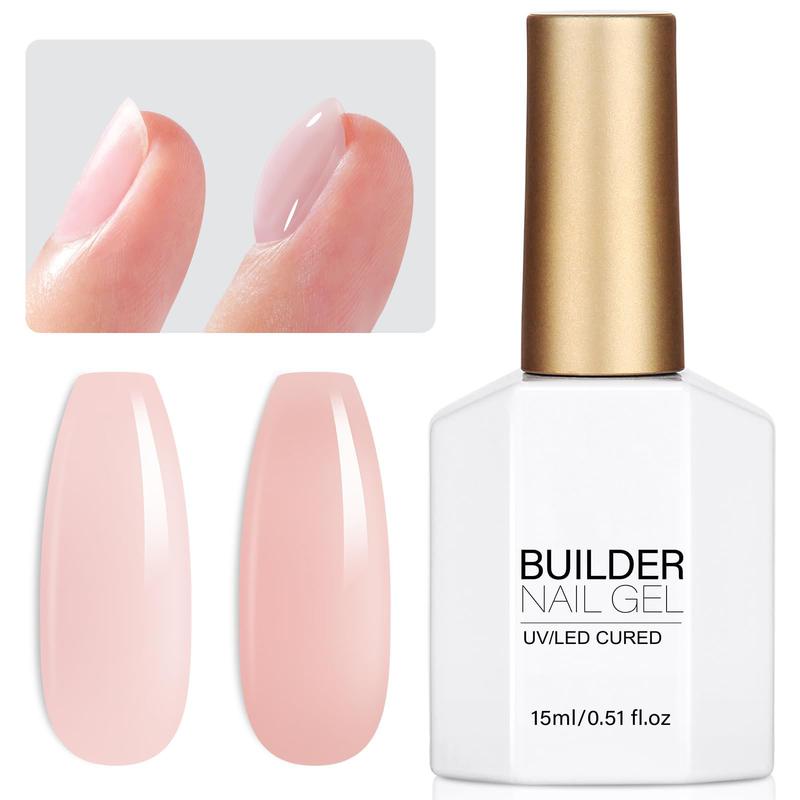 Gorgeous Builder Gel Nails - Baby 71! This hard gel polish is a must-have for nail thickening and strengthening. The nude color is perfect for a light extension and French manicure look. It can be used as a base coat with a 0.51 Oz capacity (GB65).