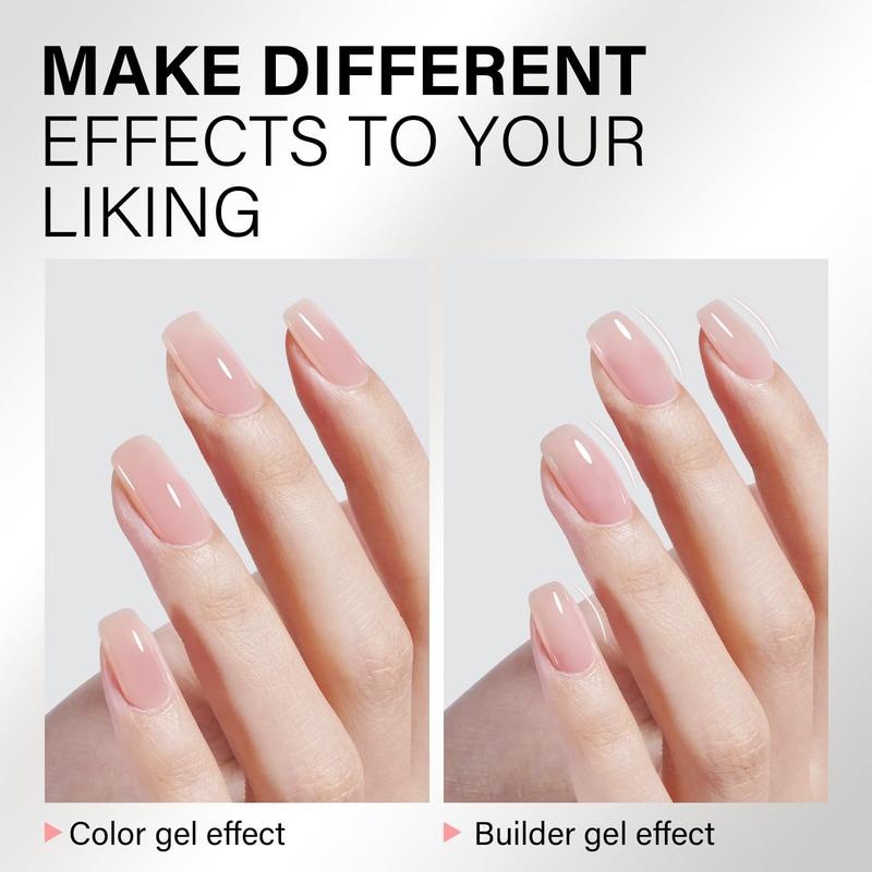 Gorgeous Builder Gel Nails - Baby 71! This hard gel polish is a must-have for nail thickening and strengthening. The nude color is perfect for a light extension and French manicure look. It can be used as a base coat with a 0.51 Oz capacity (GB65).