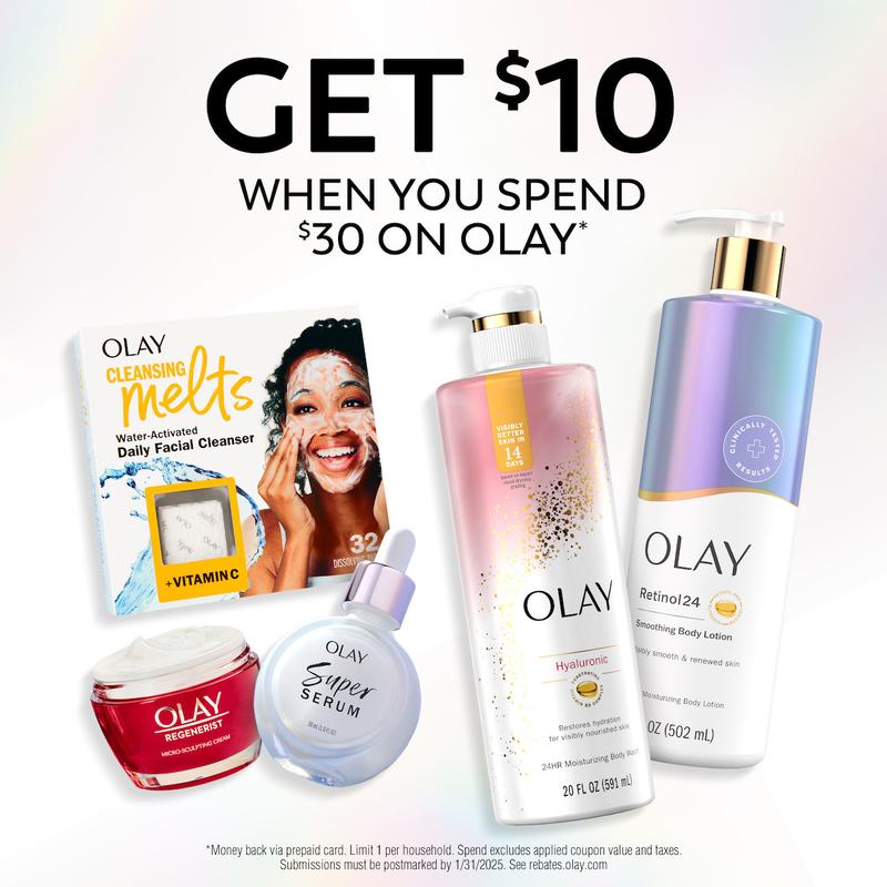 Olay Cleansing Melts + Retinol 32 Count