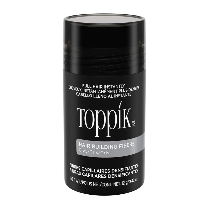 Toppik Hair Building Fibers, 12g Fill In Fine or Thinning Hair Instantly Thicker, Fuller Looking Hair 9 Shades for Men & Women