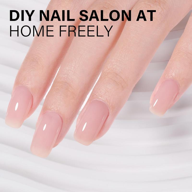 Gorgeous Builder Gel Nails - Baby 71! This hard gel polish is a must-have for nail thickening and strengthening. The nude color is perfect for a light extension and French manicure look. It can be used as a base coat with a 0.51 Oz capacity (GB65).