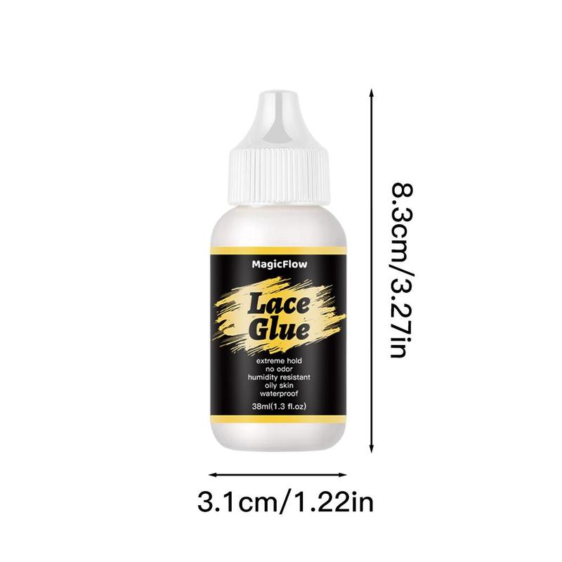 38ML Lace Glue, Strong Hold Waterproof Invisible Lace Glue, Hair Care & Styling Product for Women & Men