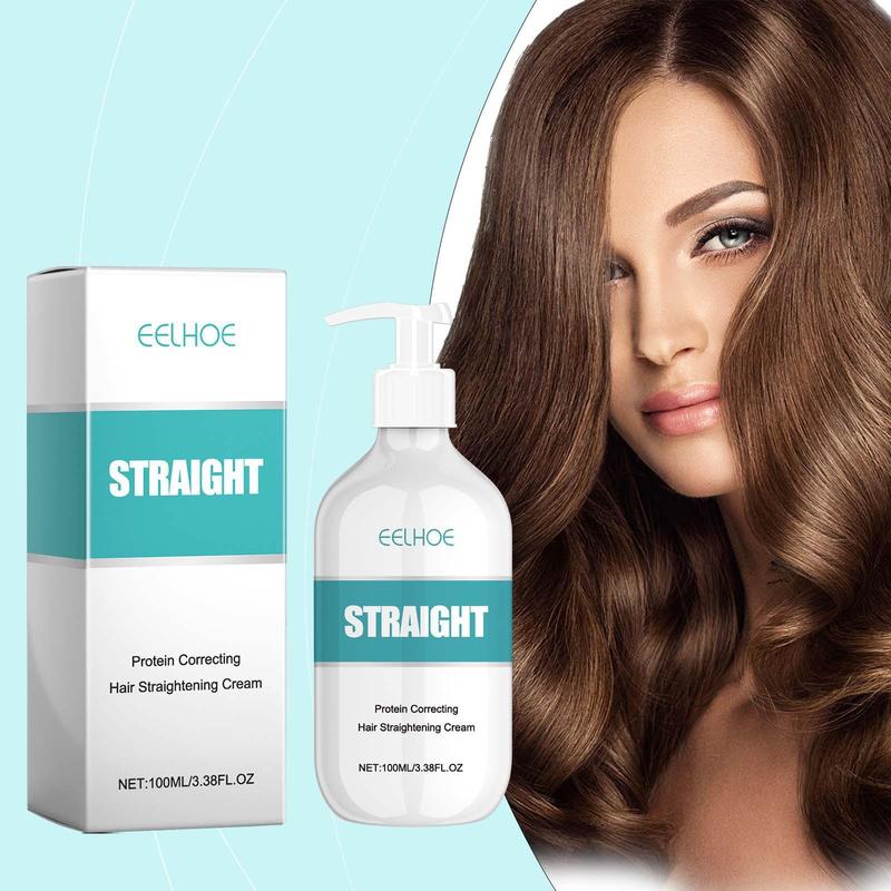 Straightening Hair Cream, Moisturizing Hair Care Cream, Hair Care & Styling Product for Women & Men, Hair Smoothing Cream