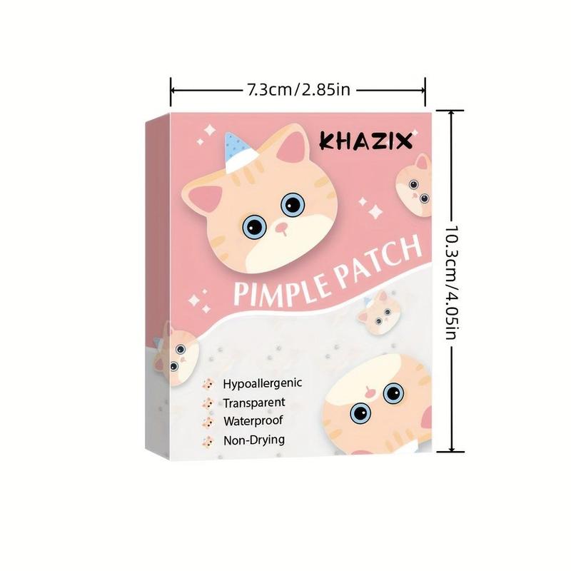 Cute Cat Pattern Acne Patches, 100pcs box Hydrocolloid Spot Marks Blemishes Covering Solution, Gentle on Skin, Easy To Use, and Waterproof