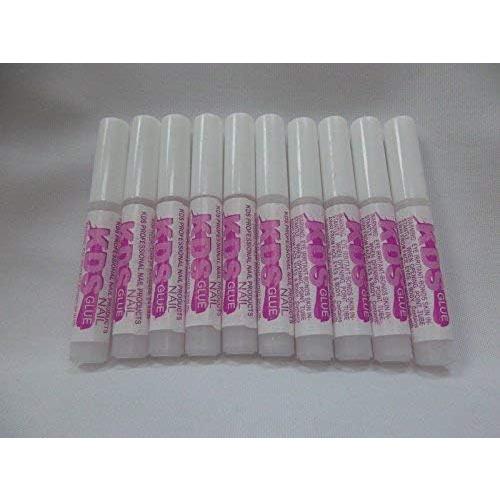 10 pcs KDS Nail Tip Glue - Adhesive Super Bond For Acrylic Nails Tips - 0.07 oz for each glue