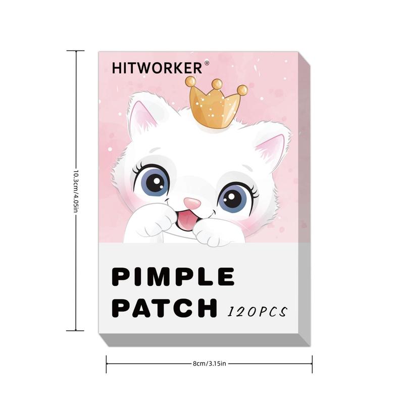 Invisible Acne Cover Patches, 120pcs box Cute Animals Shaped Acne Care Patches, Gentle Acne Care Products for Women & Men