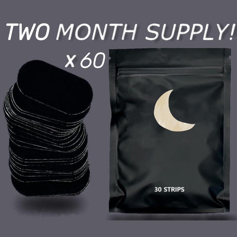 Sleep oral tape, (60 pieces per pack) anti snoring oral tape can reduce snoring, make breathing smoother, provide comfortable and soft anti snoring oral patches, snoring masks, and 60 day mild breathing sleep oral tape. Skincare