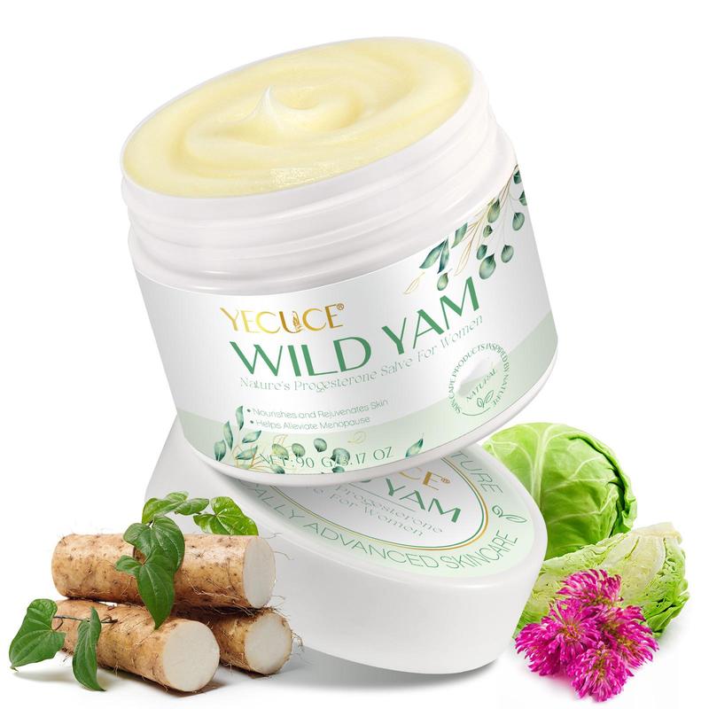 YECUCE Wild Yam Cream 90g – Designed for Women, Nourishes & Repairs, Improves Skin Elasticity & Radiance – Moisturizers & Skincare