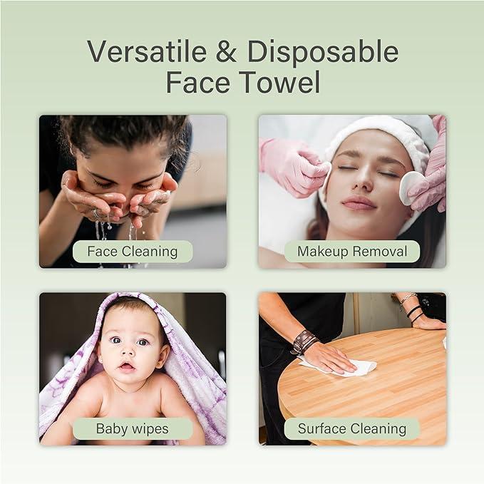 [ZS]Unifree Towel l Disposable Dry wipes l Facial Towels l 4pack or 8pack or 16pack or ProMax 4 boxes l Towel,Absorbent,Reusable,Soft,Comfort,Skincare