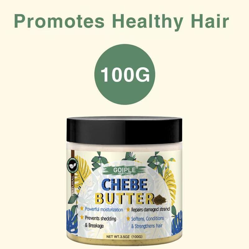 100g Chebe Butter Hair Care Cream, Hair Moisturizing and Conditioning Hair Butter, Hair Care Product for Dry & Damaged Hair