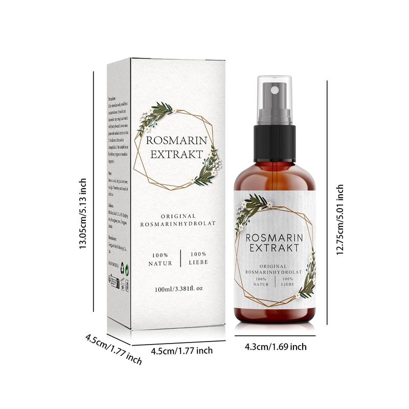 Rosemary Hair Scalp Spray, Rosemary Mint Scalp And Hair Strengthening Spray, Suitable for Dry, Damaged and Rough Hair, Cleaning and Helping To Strengthen Fragile Hair