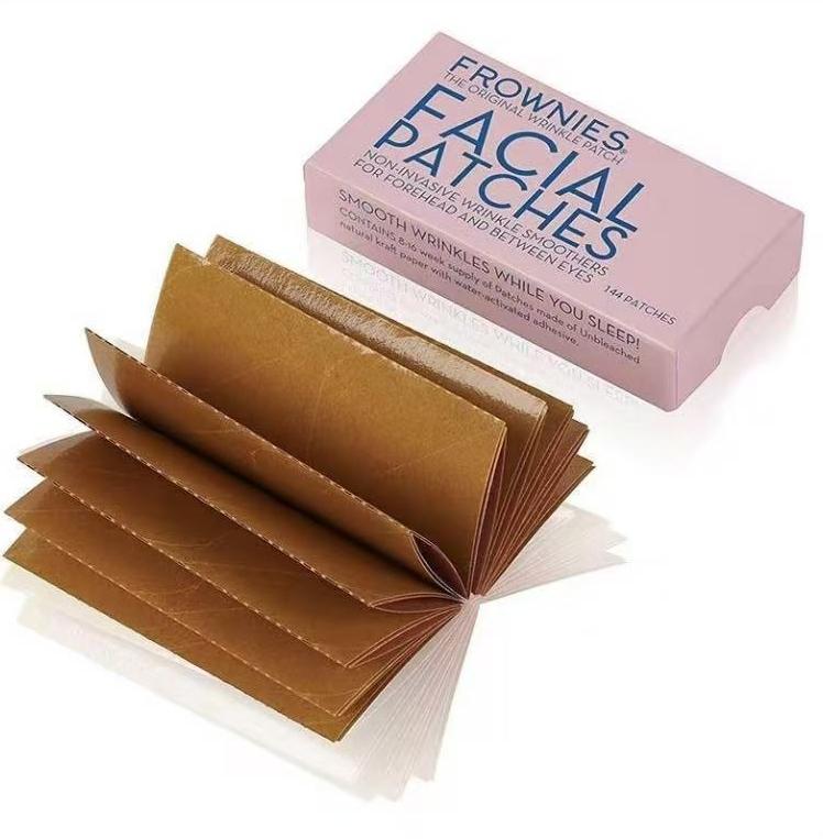 FROWNIES Forehead and Between the Eyes Wrinkle Patches - Hypoallergenic Facial Patches to Smooth & Soften Forehead Wrinkles & Eleven Lines - For Overnight Use, 144 Patches