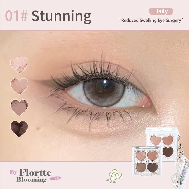 FLORTTE Love Yourself 4-Color Eyeshadow Palette