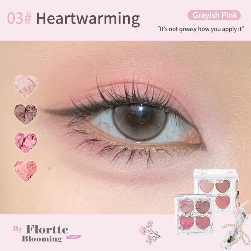 FLORTTE Love Yourself 4-Color Eyeshadow Palette