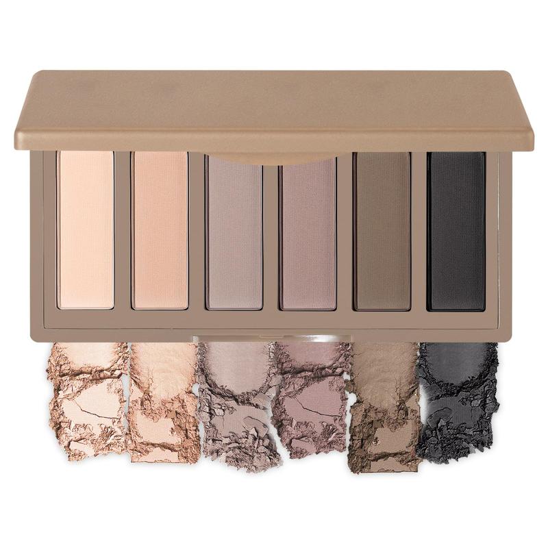 6 Colors Mini Naked Eyeshadow Makeup Palette Neutral Nude Smoky Eye Shadow Taupe & Brown Matte Make Up Pallet with Mirror Highly Pigmented Long Lasting Waterproof Travel