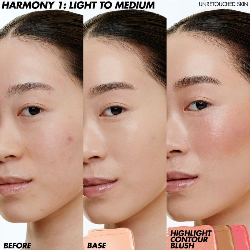 HD Skin Face Essentials with Highlighters – Longwear Full Face Cream Palette