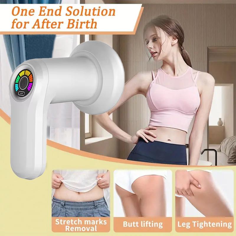 Portable Cellulite Massager, Body Sculpting Machine, Lymphatic Drainage Massager,Handheld & Cordless, Stomach Fat Massager, Massage Belly Thighs Neck for Women