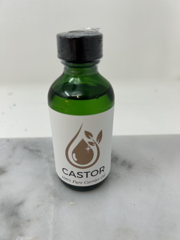 Cold Pressed Castor Oil, Hexane-Free, 2oz Dropper Bottle, Moisturizer for Dry Skin & Nourishing