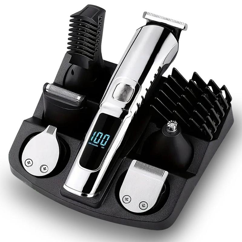 11 in 1 Hair Trimmer for Men, 1 Set Electric Razor Beard Trimmer, Cordless Hair Clippers Shavers for Men, Mens Grooming Kit for Nose Mustache Body Facial