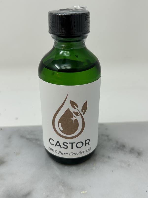 Cold Pressed Castor Oil, Hexane-Free, 2oz Dropper Bottle, Moisturizer for Dry Skin & Nourishing