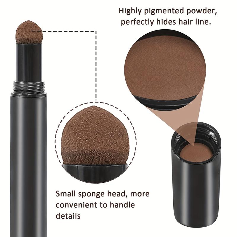 Instant Hair Shadow Root Concealer Stick - Waterproof, Natural-Looking Hairline Powder Filler for Root Coverage