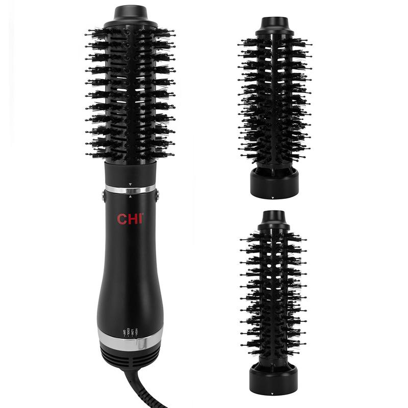 CHI 3-In-1 Round Blowout Brush with Ceramic and Ion Technology for Smooth and Silky Hair